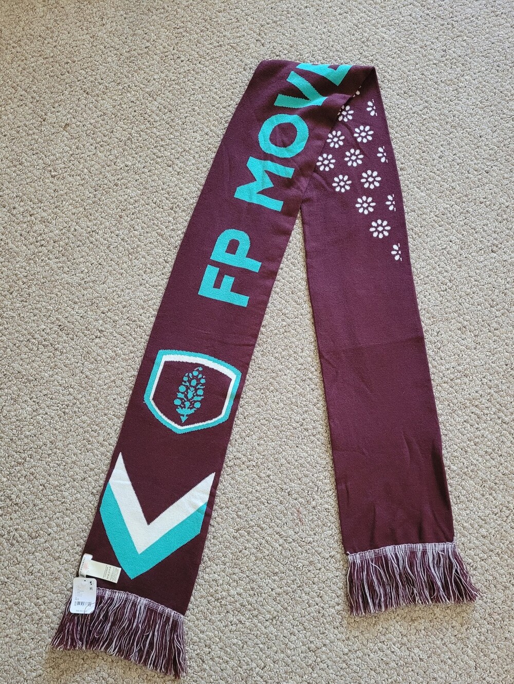 Free People Movement Reversible Scarf. 90"×8"